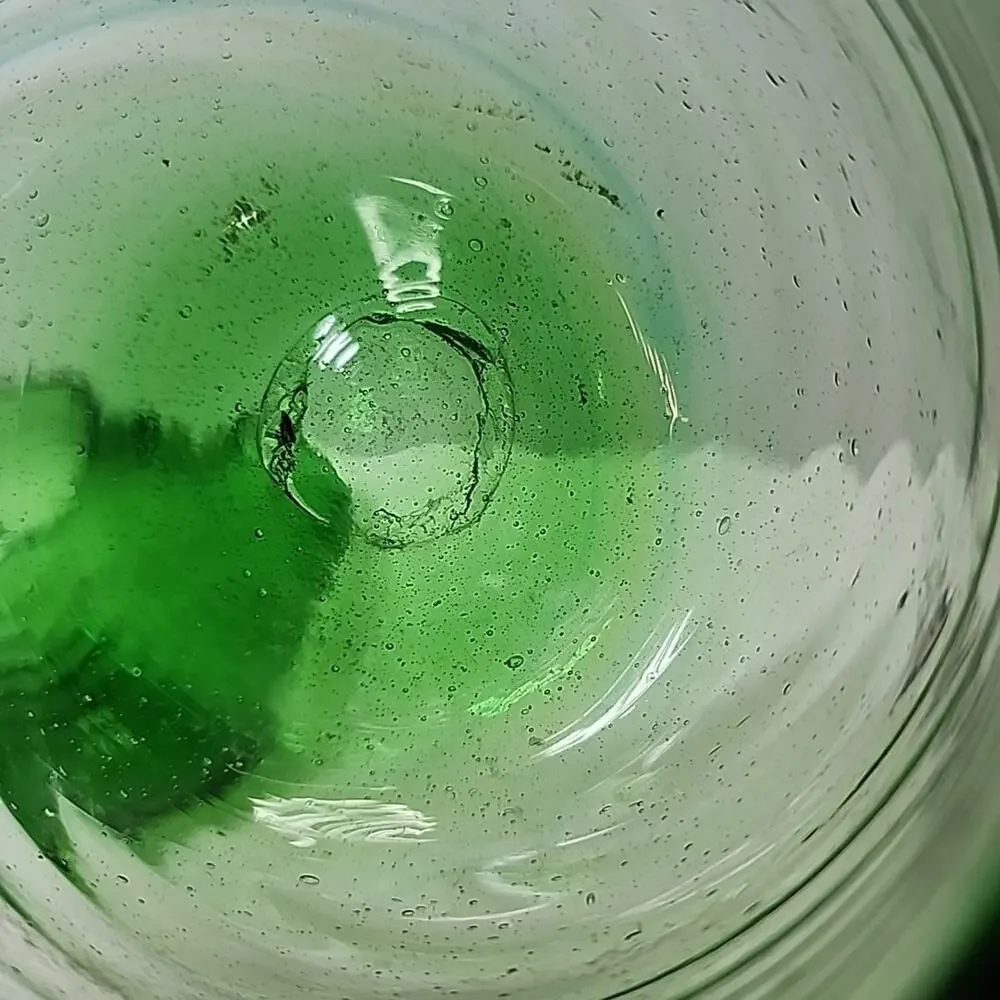 Unmarked hand blown